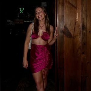 St. Barth's Fuchsia Mini Skirt